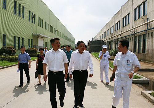 The delegate of Secretary Zhou Bin in New North District in Changzhou City, visited Guangyang Shares